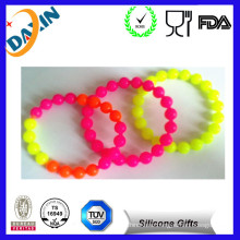 Colorful Bead Silicone Bracelet for Kids